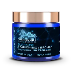 SLU-PP-332 (500mcg) / 5-Amino-1MQ (50mg) / BPC-157 (125mcg) Tri-Compound Oral Research Formulation x 90 Tablets