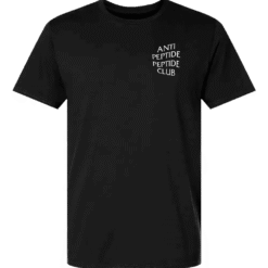 Anti Peptide Peptide Club T-Shirt – Black